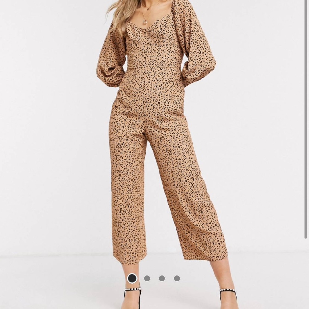 ASOS design leopard print jumpsuit
